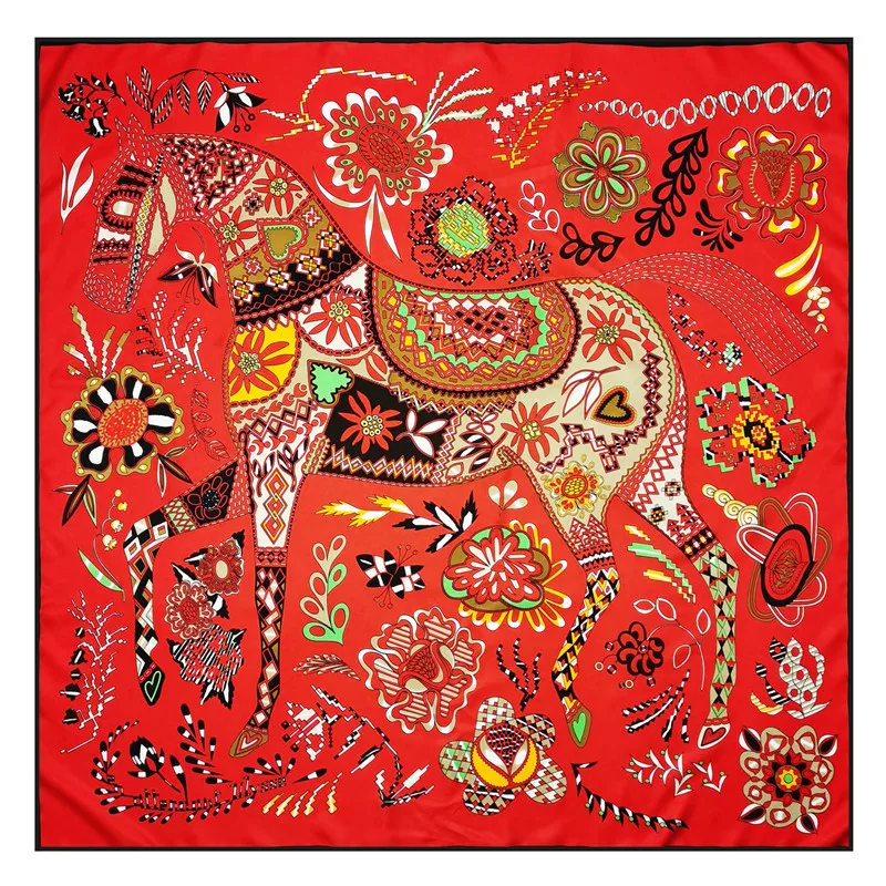 90CM Manual Hand Rolled Twill Silk Scarf Women Floral Horse Square Scarves Echarpes Foulards Femme Wrap Bandana HijabBeach Towel
90CM Manual Hand Rolled Twill Silk Scarf Women Floral Horse Square Scarves Echarpes Foulards Femme Wrap Bandana HijabBeach Towel