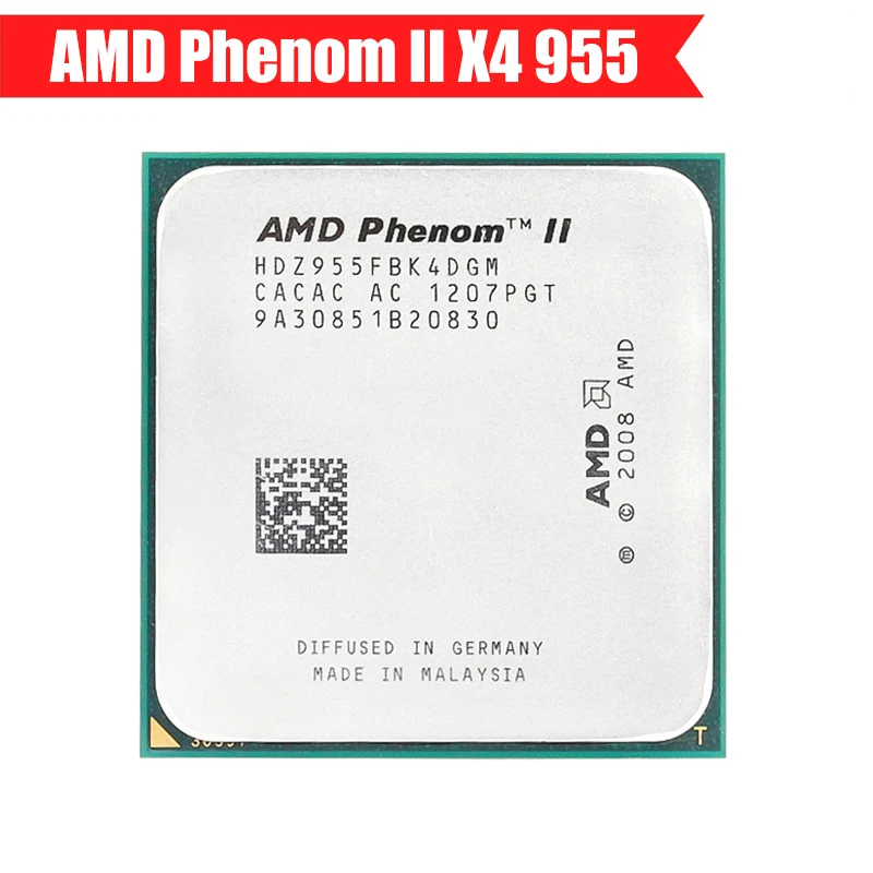 AMD Phenom II X4 955 Processor 3.2 GHz 95w Socket AM3 Quad-Core Desktop CPU
AMD Phenom II X4 955 Processor 3.2 GHz 95w Socket AM3 Quad-Core Desktop CPU