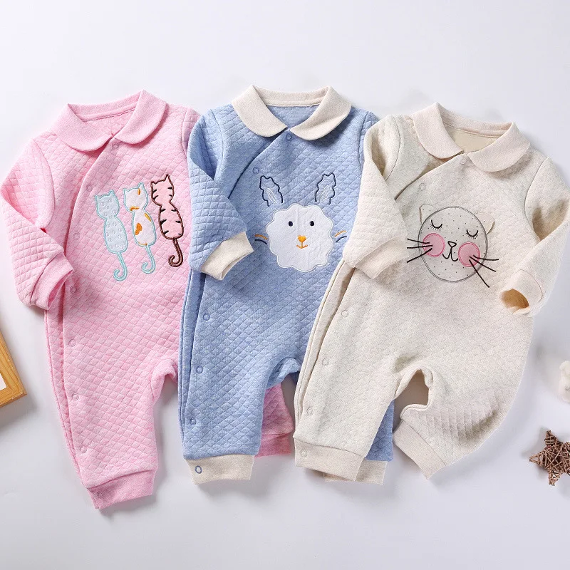 Baby long sleeve jumpsuit male and female newborn babies out who ha more clothes to keep warm air cotton
Baby long sleeve jumpsuit male and female newborn babies out who ha more clothes to keep warm air cotton