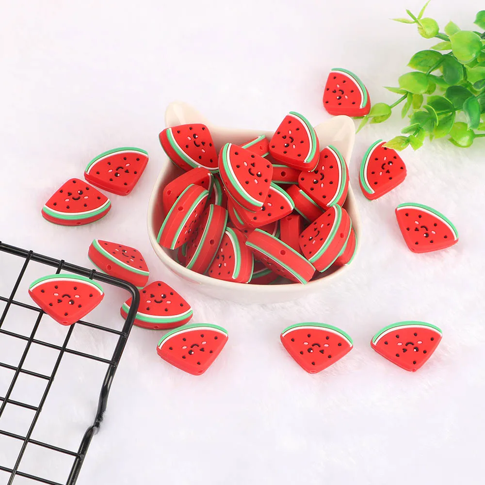 Kovict Fruit Silicone Beads 5/10pcs Watermelon Food Grade Baby Product DIY Pacifier Chain Accessories Chewable Nursing Toys
Kovict Fruit Silicone Beads 5/10pcs Watermelon Food Grade Baby Product DIY Pacifier Chain Accessories Chewable Nursing Toys
