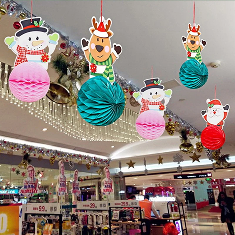 Christmas Party Decorations Christmas Santa Claus Paper Pendants New Christmas Tree Ornaments Paper Honeycomb Balls Pendant
Christmas Party Decorations Christmas Santa Claus Paper Pendants New Christmas Tree Ornaments Paper Honeycomb Balls Pendant