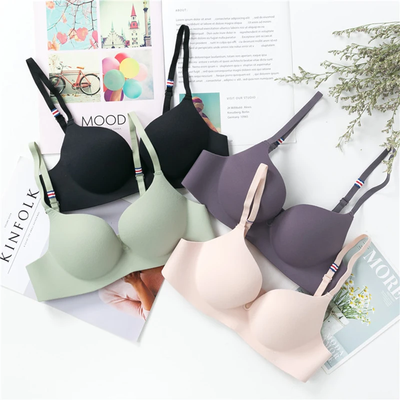 QWomen Underwear No Steel Ring Breathable 3/4 Cup Bras Sexy Nylon Pure Color 1Pcs French Style Female Lingerie
QWomen Underwear No Steel Ring Breathable 3/4 Cup Bras Sexy Nylon Pure Color 1Pcs French Style Female Lingerie