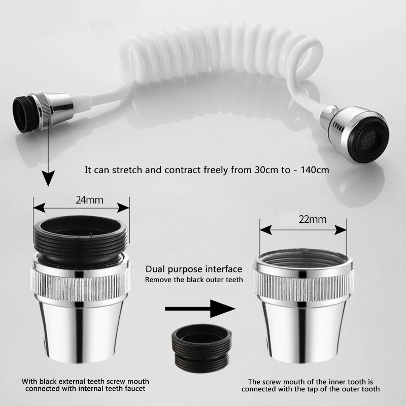 Household Kitchen Sink Faucet Wiht Lengthen Sprinkler Hose Bathroom Accessories 360rotary Spout For Kitchen Bathroom Bano
Household Kitchen Sink Faucet Wiht Lengthen Sprinkler Hose Bathroom Accessories 360rotary Spout For Kitchen Bathroom Bano