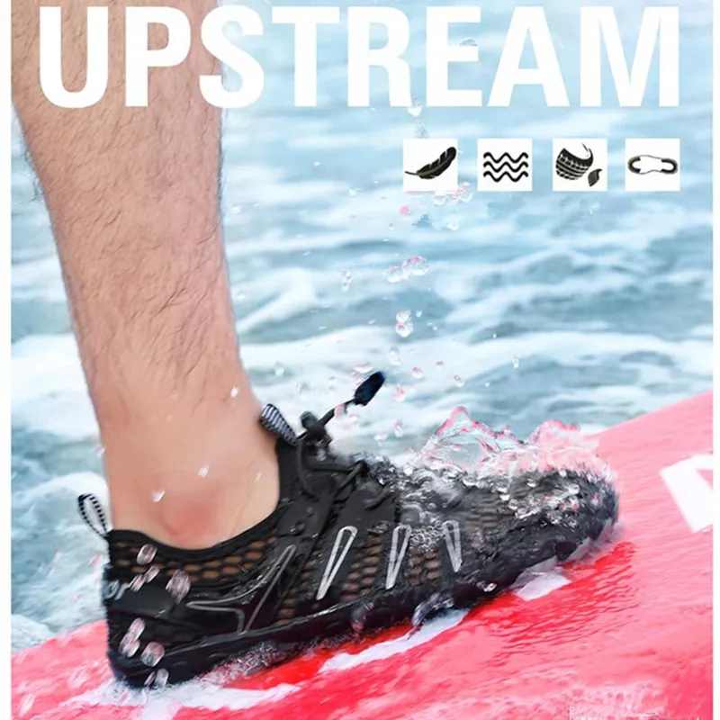Men Barefoot Upstream Footwear Aqua Shoes Beach Sneakers Non Slip Breathable Wading Water Shoes Outdoor Diving Swimming
Men Barefoot Upstream Footwear Aqua Shoes Beach Sneakers Non Slip Breathable Wading Water Shoes Outdoor Diving Swimming