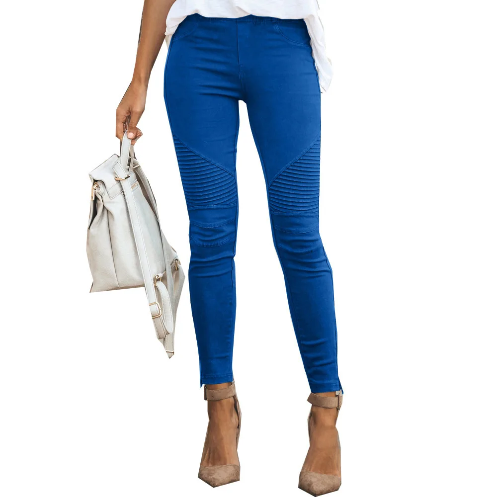 Fashion Stretch Cotton Skinny Jeans Women Pleated Vintage Pencil Pants Locomotive High Waist Push Up Trousers Mujer
Fashion Stretch Cotton Skinny Jeans Women Pleated Vintage Pencil Pants Locomotive High Waist Push Up Trousers Mujer