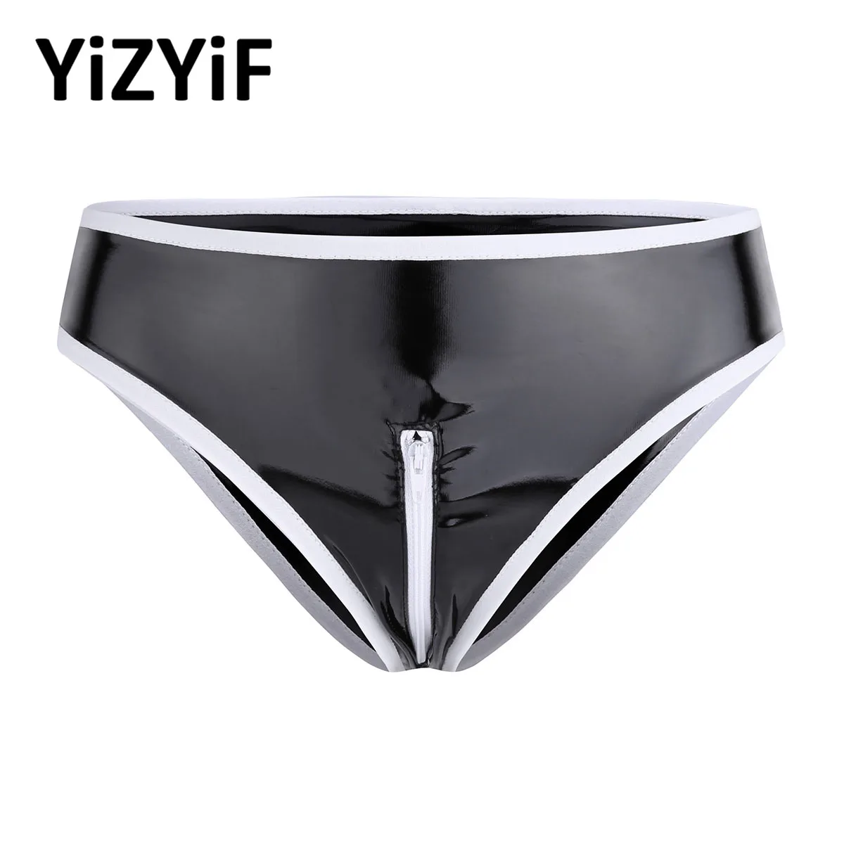 Womens Sexy Zipper Crotch Briefs Panties Exotic Patent Leather Lingerie Wetlook Latex Open Crotch Bikini Underwear Clubwear
Womens Sexy Zipper Crotch Briefs Panties Exotic Patent Leather Lingerie Wetlook Latex Open Crotch Bikini Underwear Clubwear