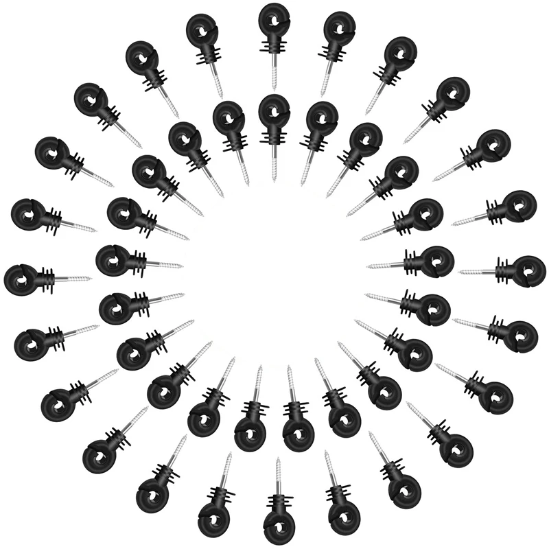 25Pcs Electric Fence Insulator Screw-in Insulator Fence Ring Post Wood Post Insulator,Livestock Fence Accessories
25Pcs Electric Fence Insulator Screw-in Insulator Fence Ring Post Wood Post Insulator,Livestock Fence Accessories