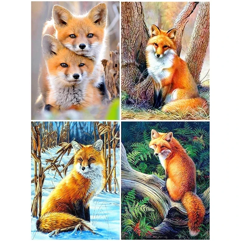 Full 5D Diy Square Diamond Embroidery Mosaic Rhinestone Gift Paintings Animals Fox Pictures Wall Art Home Handmade Decoration
Full 5D Diy Square Diamond Embroidery Mosaic Rhinestone Gift Paintings Animals Fox Pictures Wall Art Home Handmade Decoration