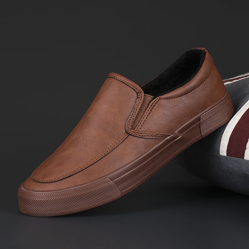 Модные слипоны, мужские плюшевые туфли, зимняя универсальная повседневная мужская обувь, мягкие удобные износостойкие туфли на плоской под... 
Модные слипоны, мужские плюшевые туфли, зимняя универсальная повседневная мужская обувь, мягкие удобные износостойкие туфли на плоской под...