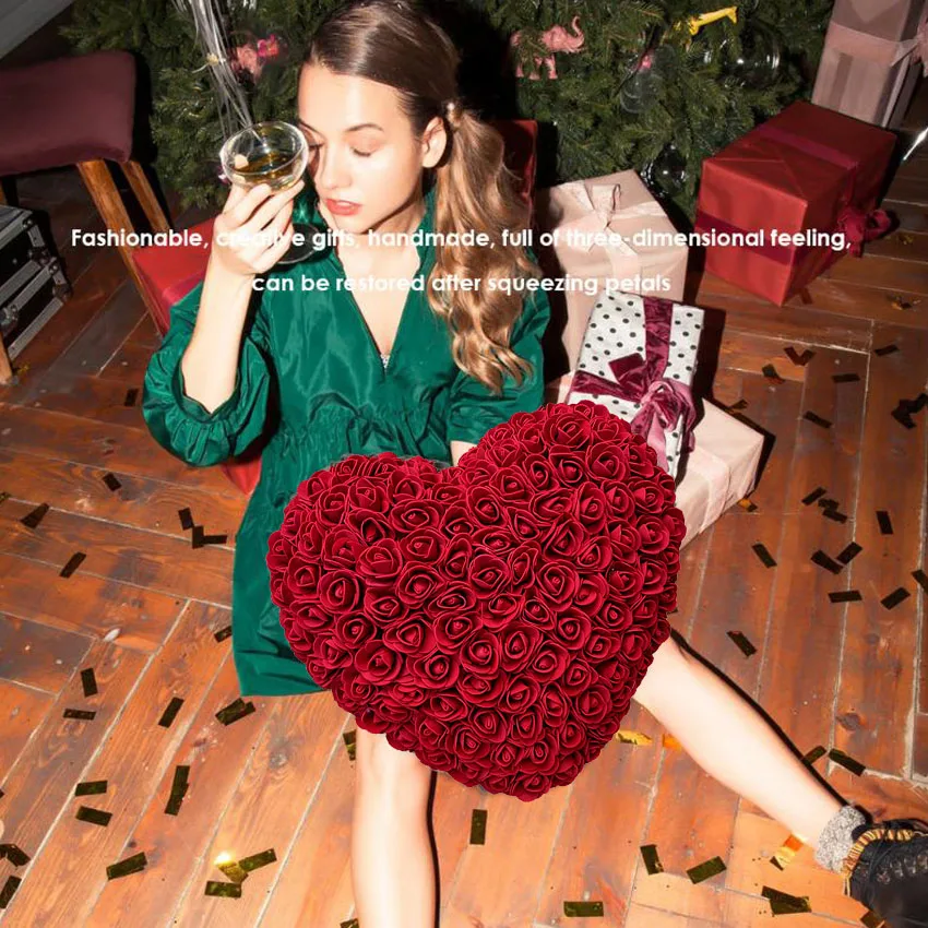 25cm Flower Rose Heart Shape Artificial Flowers Home Wedding Decor DIY Valentine Birthday Gift Box for Girls Women Flowers heart
25cm Flower Rose Heart Shape Artificial Flowers Home Wedding Decor DIY Valentine Birthday Gift Box for Girls Women Flowers heart