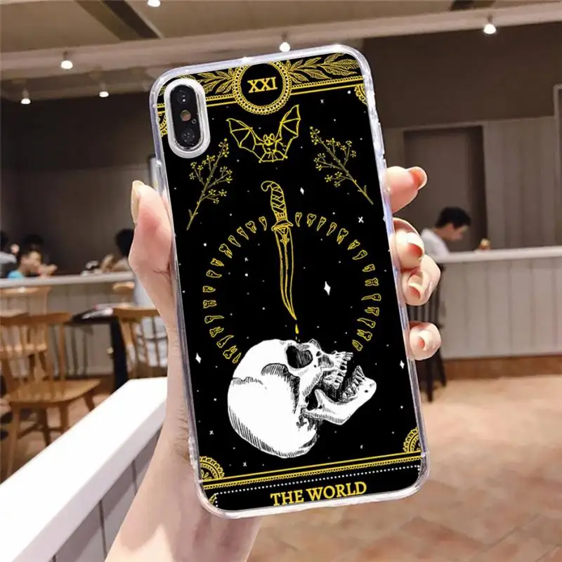 Tarot Skull Faith Phone Case Transparent soft For iphone 5 5s 5c se 6 6s 7 8 11 12 plus mini x xs xr pro max
Tarot Skull Faith Phone Case Transparent soft For iphone 5 5s 5c se 6 6s 7 8 11 12 plus mini x xs xr pro max