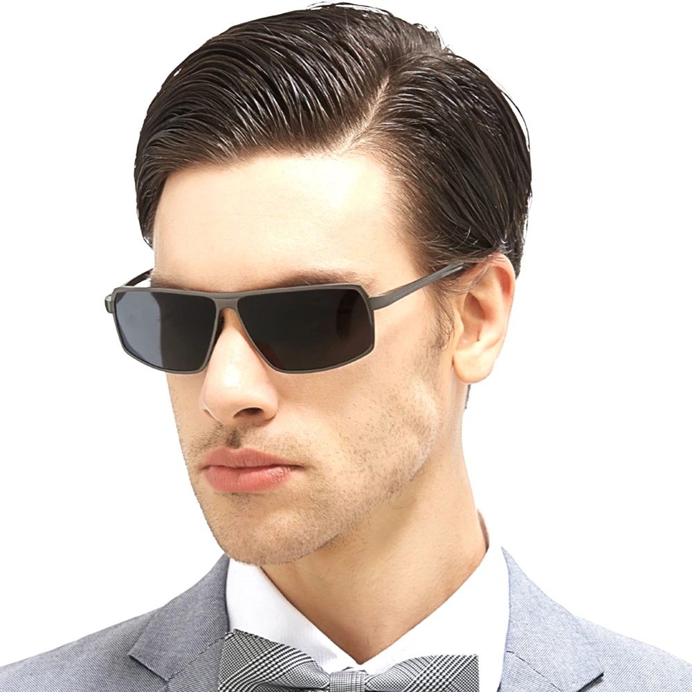 

Квадратные металлические водительские солнцезащитные очки поляризационные зеркальные солнцезащитные очки для мужчин и женщин изготовленные на заказ при близорукости минус по рецепту от-1 до-6