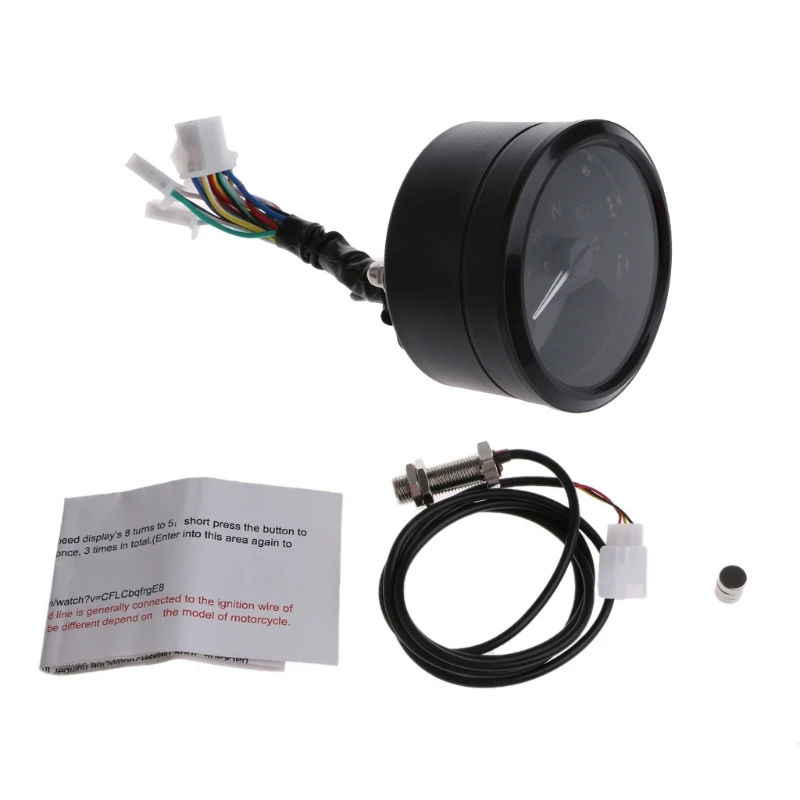 2021 New Multi-function LCD Digital Motorcycle Odometer Tachometer Speedometer Gauge 12000RPM
2021 New Multi-function LCD Digital Motorcycle Odometer Tachometer Speedometer Gauge 12000RPM