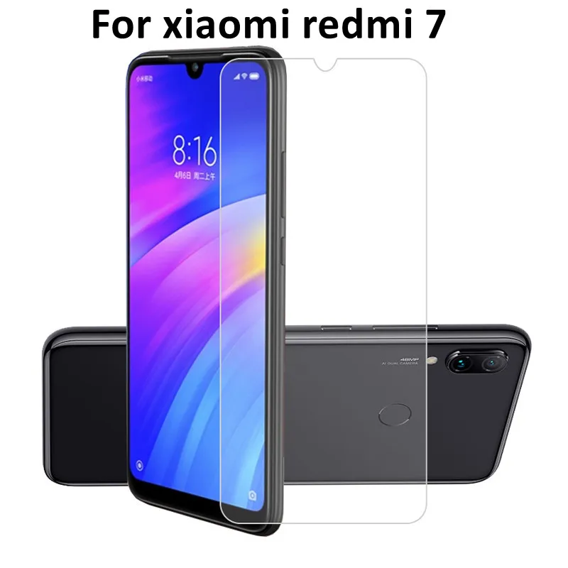 2 шт для Xiaomi redmi 7 закаленное стекло 9h Защитная пленка экрана на xiomi защитное |