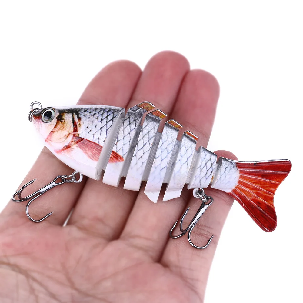 1PCS Fishing Bait Trolling Swim Minnow Wobbler Multi-section Hard Bait100mm15g Artificial Crankbait JerkBait Fishing tackleLure
1PCS Fishing Bait Trolling Swim Minnow Wobbler Multi-section Hard Bait100mm15g Artificial Crankbait JerkBait Fishing tackleLure