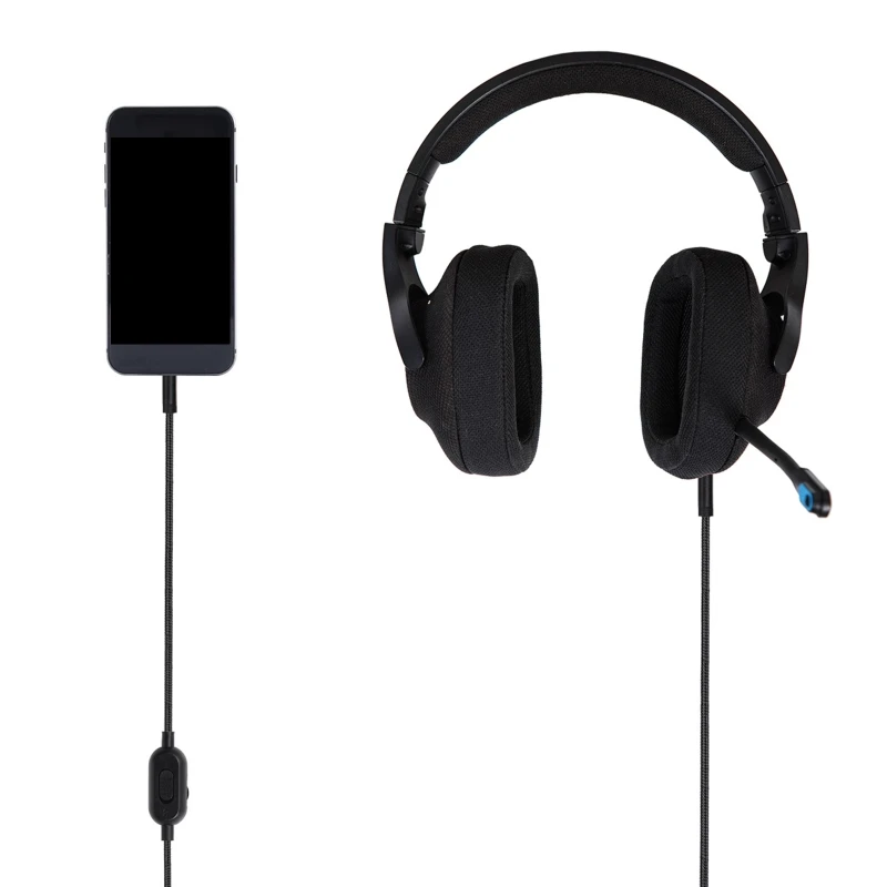 Portable Headphone Cable Audio-Cord Line for Lo-gitech GPRO X G233 G433 HyperX Cloud Mix Cloud-Alpha Earphones Headset 
Portable Headphone Cable Audio-Cord Line for Lo-gitech GPRO X G233 G433 HyperX Cloud Mix Cloud-Alpha Earphones Headset