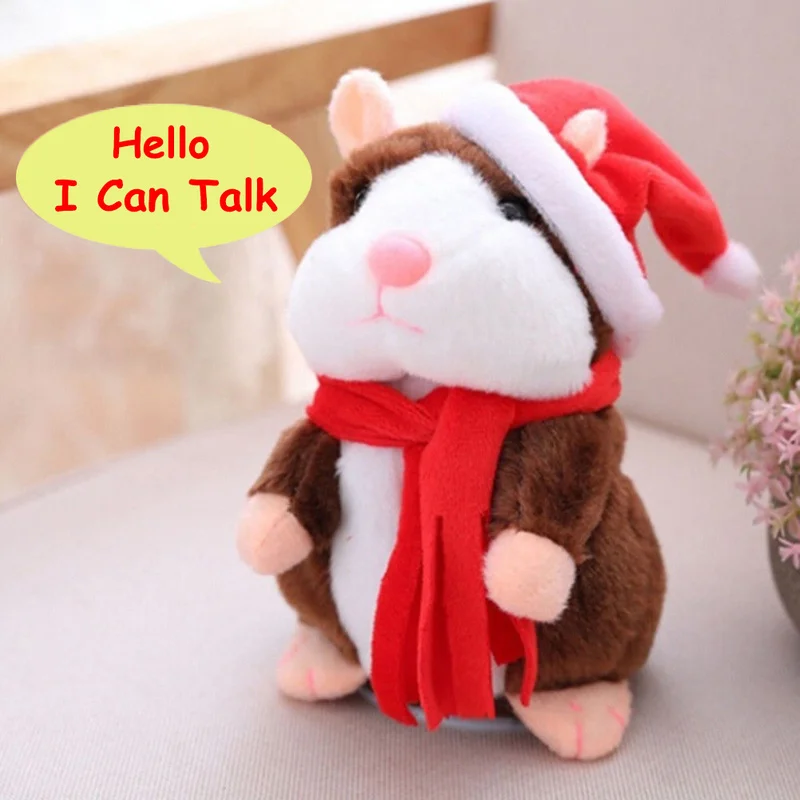 Funny Talking Hamster Doll Battery Control Nod Speak Sound Record Cheeky Plush Hamster Mouse Pet Christmas Toy Children Gifts
Funny Talking Hamster Doll Battery Control Nod Speak Sound Record Cheeky Plush Hamster Mouse Pet Christmas Toy Children Gifts