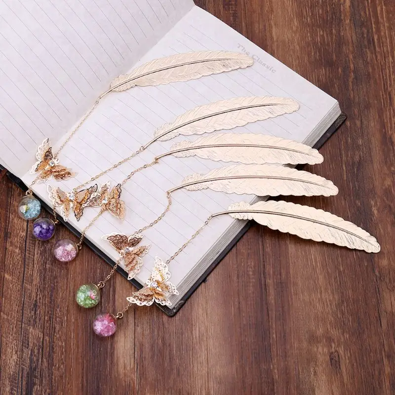 Retro Vintage Feather Butterfly Metal Bookmarks Label Book Mark Stationery Handmade DIY Art Craft Accessories Gift M5TE
Retro Vintage Feather Butterfly Metal Bookmarks Label Book Mark Stationery Handmade DIY Art Craft Accessories Gift M5TE