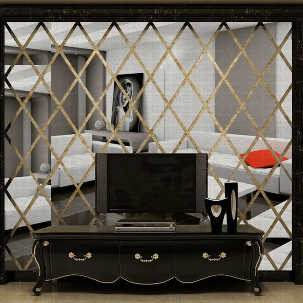 17Pcs DIY 3D Mirror Wall Stickers Diamonds Triangles Acrylic Wall Mirror Stickers for Kids Home Room Living Room Home Decor
17Pcs DIY 3D Mirror Wall Stickers Diamonds Triangles Acrylic Wall Mirror Stickers for Kids Home Room Living Room Home Decor
