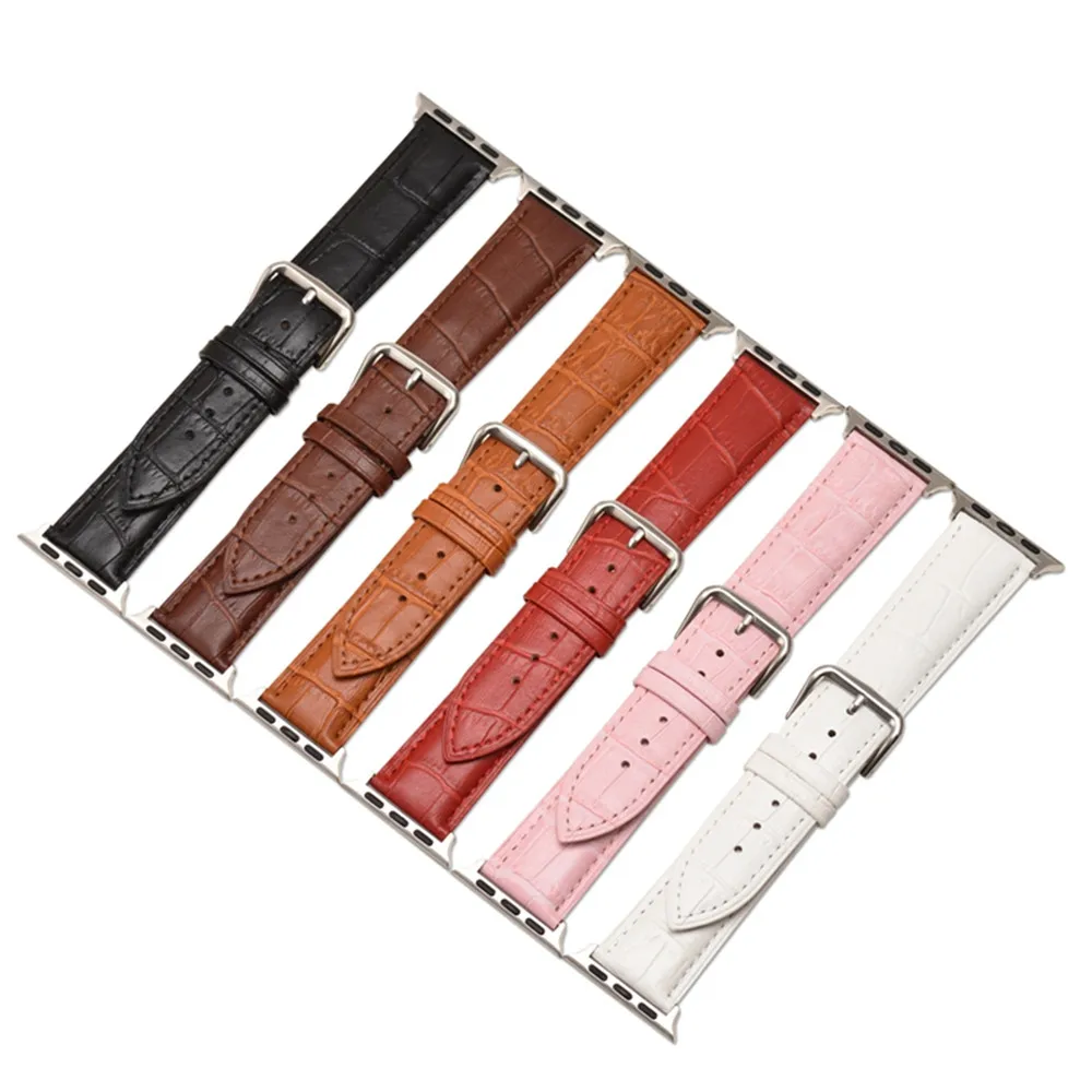 Ремешок для часов Apple Watch iWatch Series 5 4 3 2 1 Band 44 мм 42 40 38 черный коричневый розовый