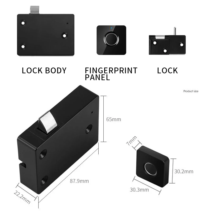 Smart Fingerprint Lock Fully Automatic Wood Door Lock Security Alarm File Cabinet Lock Clothes Storage Digital Electronic Lock 
Smart Fingerprint Lock Fully Automatic Wood Door Lock Security Alarm File Cabinet Lock Clothes Storage Digital Electronic Lock