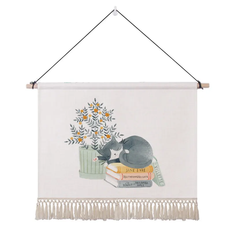 Cat Tassel Tapestry Room Decoration Ins Style Wall Cloth Bedroom Cotton Tassel Background Cloth Net Red Cute Girl Heart
Cat Tassel Tapestry Room Decoration Ins Style Wall Cloth Bedroom Cotton Tassel Background Cloth Net Red Cute Girl Heart