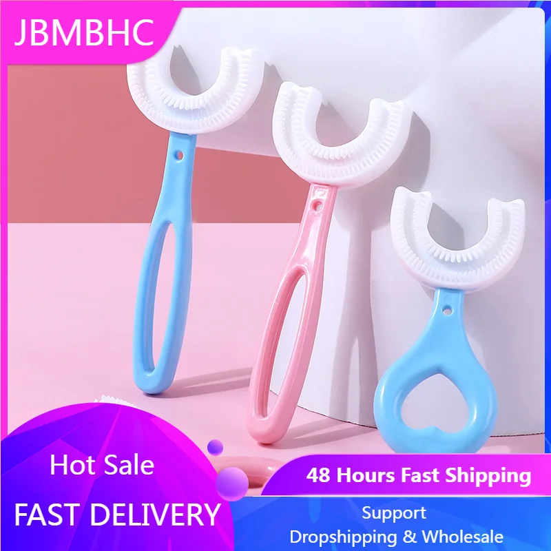 Baby Toothbrush Children 360 Degree U-shaped Child Kids Toothbrush Teethers Baby Brush Silicone Kids Teeth Oral Care Cleaning
Baby Toothbrush Children 360 Degree U-shaped Child Kids Toothbrush Teethers Baby Brush Silicone Kids Teeth Oral Care Cleaning