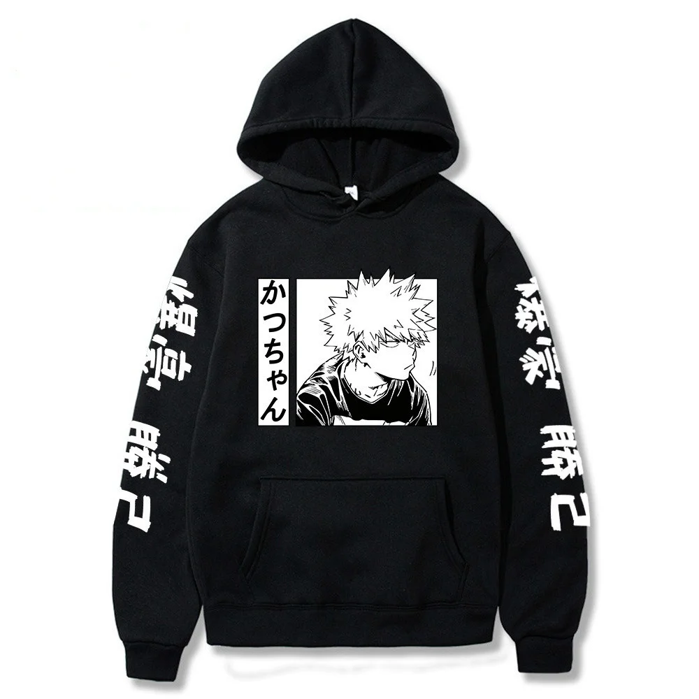 My Hero Academia Katsuki Bakugo Hoodies Sweatshirt Unisex Clothes Men Women Moleton
My Hero Academia Katsuki Bakugo Hoodies Sweatshirt Unisex Clothes Men Women Moleton