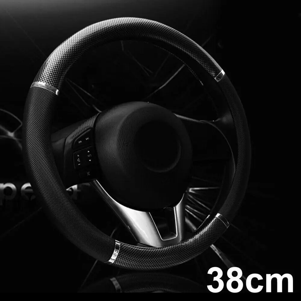 Car Steering Wheel Cover Carbon Fiber Leather Wheel Cover Auto Decoration Steering Wheel Cover
Car Steering Wheel Cover Carbon Fiber Leather Wheel Cover Auto Decoration Steering Wheel Cover