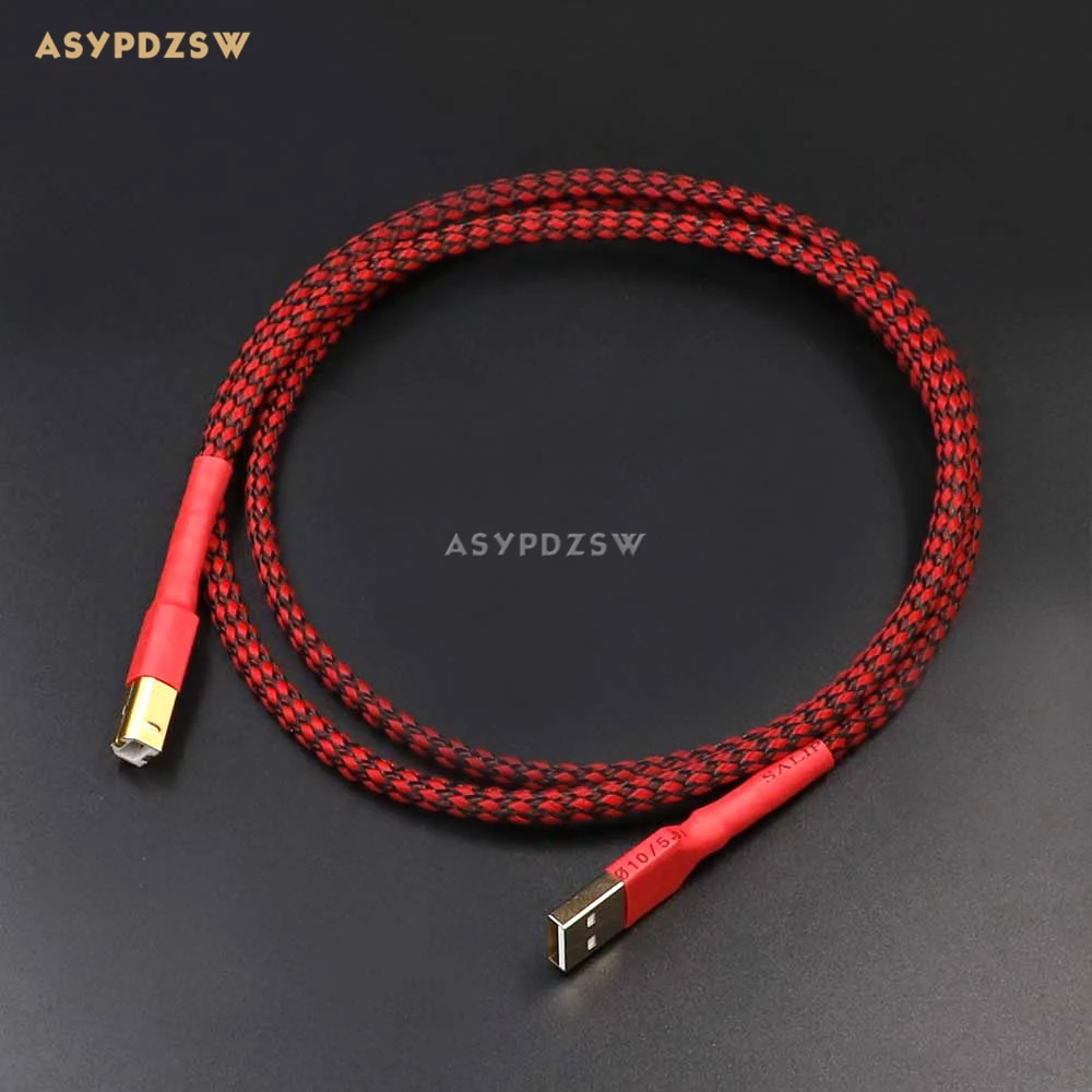 1.2M Gold-plated 4 core L-2B2AT OFC USB cable HIFI Audio DAC connection cable Amplifier decoder data cable
1.2M Gold-plated 4 core L-2B2AT OFC USB cable HIFI Audio DAC connection cable Amplifier decoder data cable