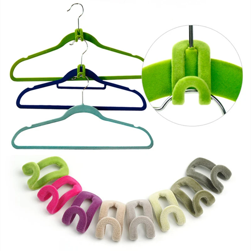 10Pcs/lot Cloth Flocking Holder Cloth Hanger Hook Home Easy Hook Wardrobe Closet Organizer Clothes Hanger Clothes Organzier
10Pcs/lot Cloth Flocking Holder Cloth Hanger Hook Home Easy Hook Wardrobe Closet Organizer Clothes Hanger Clothes Organzier