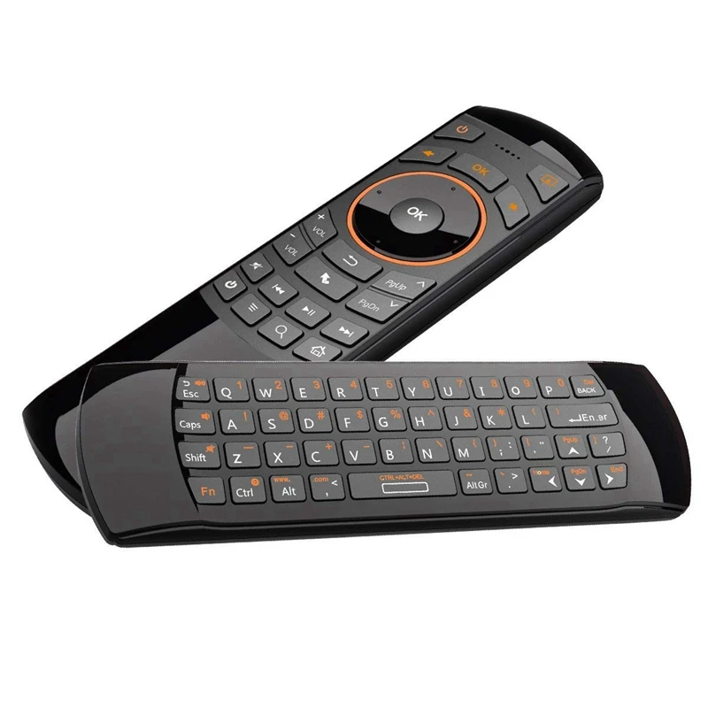 

Rii I25 Air Mouse Remote Control Wireless Keyboard Multifunction Portable 2.4GHz Mini Infrared Remote Control Black