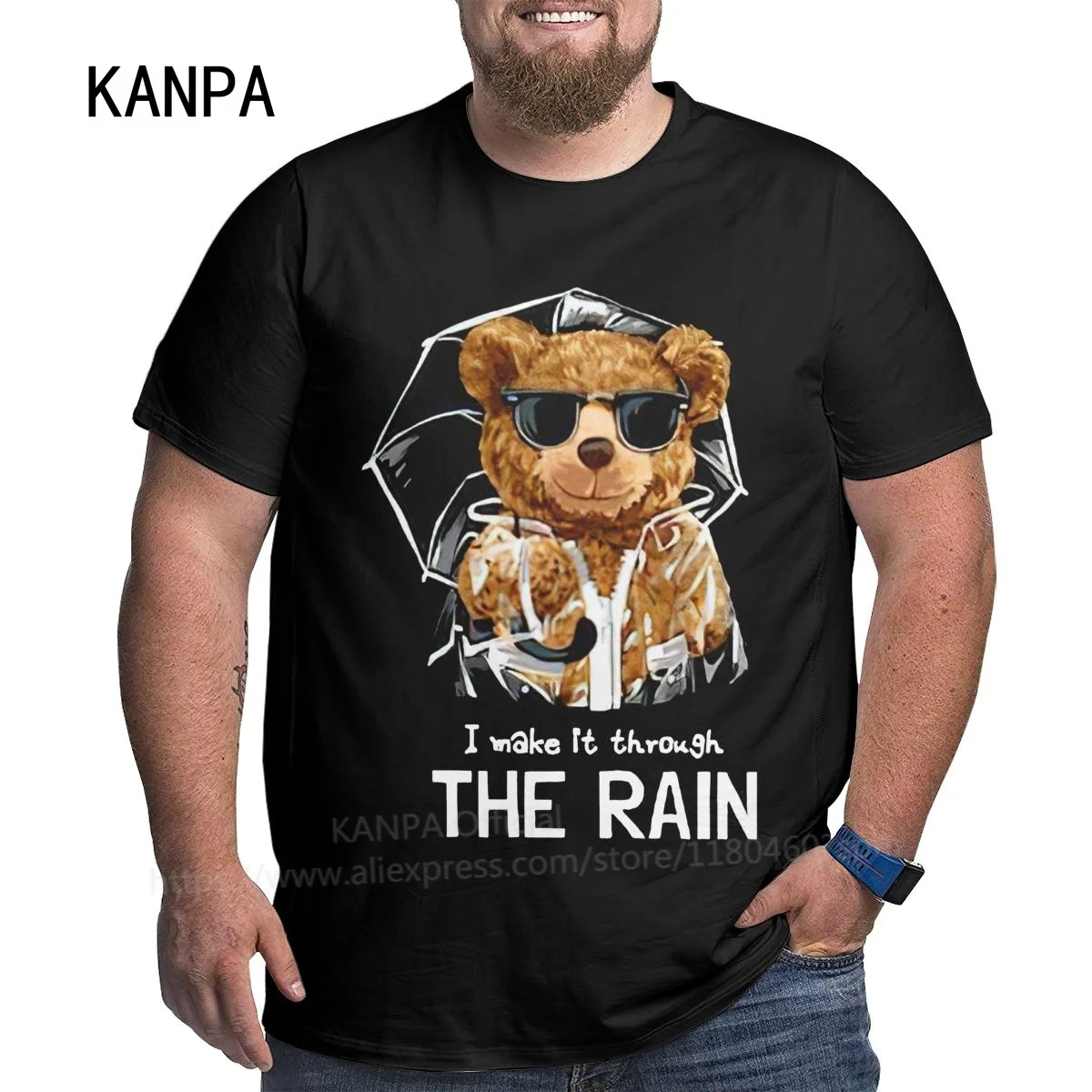 Raining Bear Fashion Oversized T Shirt for Big Tall Man Black T-shirts 6XL Short Sleeve Tops Tee Summer Clothing Work Street
Raining Bear Fashion Oversized T Shirt for Big Tall Man Black T-shirts 6XL Short Sleeve Tops Tee Summer Clothing Work Street