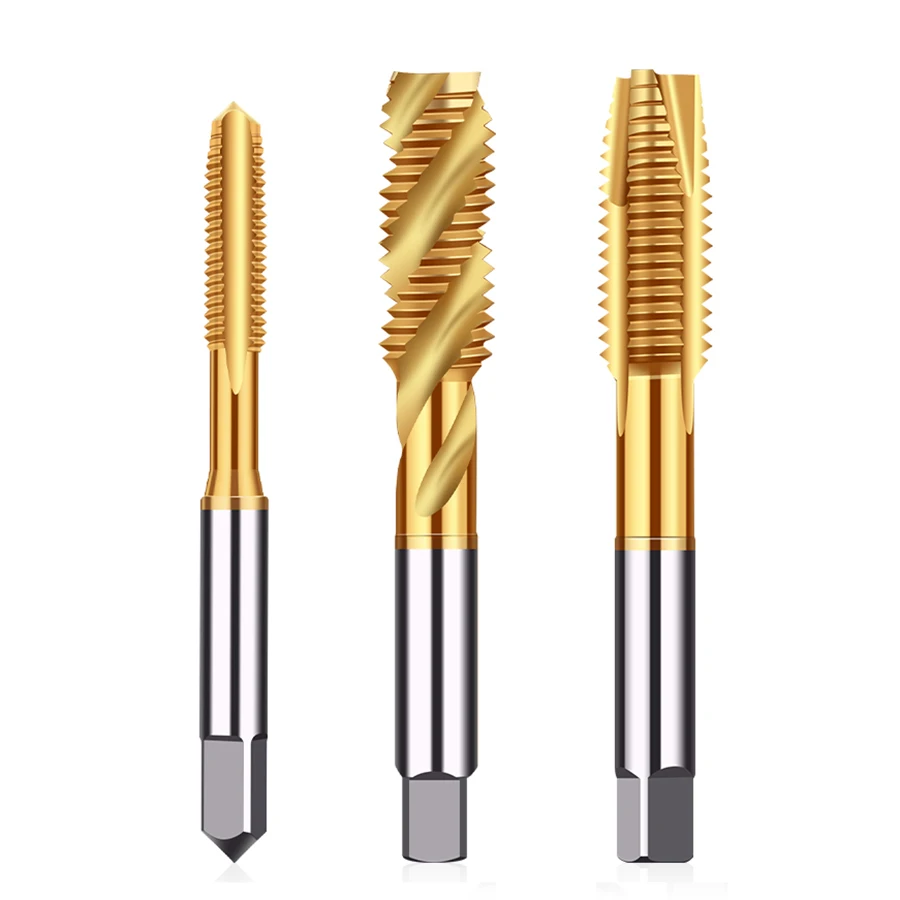 Tap and die CNC Lathe Processing tool Titanium HSS Tool Spiral Tap Lopointed Tap Straight Slot Tap High speed steel Cutting tool
Tap and die CNC Lathe Processing tool Titanium HSS Tool Spiral Tap Lopointed Tap Straight Slot Tap High speed steel Cutting tool
