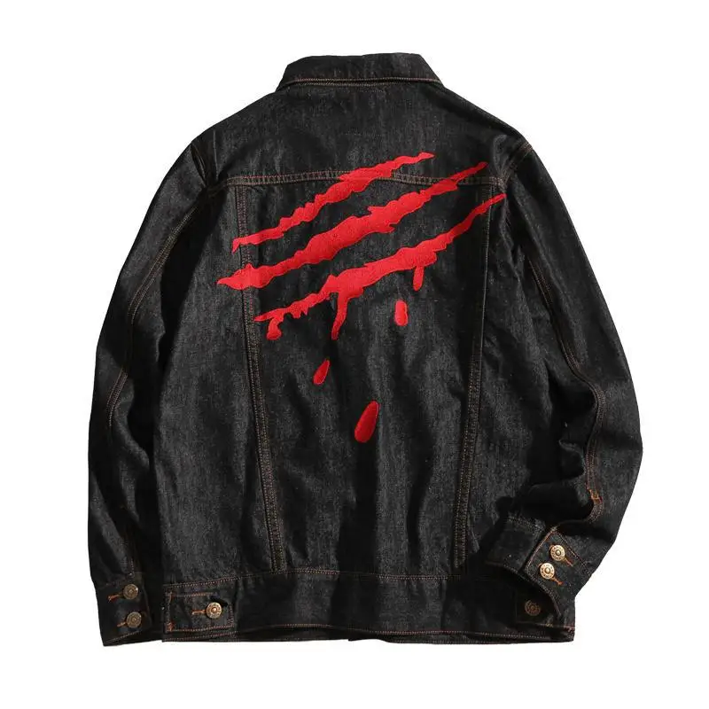 Japanese Street Style Jeans Jackets Men Fashion Scratch Embroidery Coat Hip Hop Denim Jacket for Men and Women GM230
Japanese Street Style Jeans Jackets Men Fashion Scratch Embroidery Coat Hip Hop Denim Jacket for Men and Women GM230