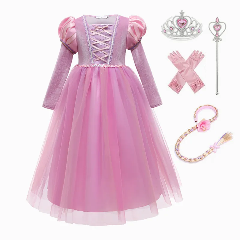 Pretty Girl Carnival Princess Dress Costume Rapunzel Dress Halloween Christmas Birthday Clothing Party Cosplay Costumes
Pretty Girl Carnival Princess Dress Costume Rapunzel Dress Halloween Christmas Birthday Clothing Party Cosplay Costumes