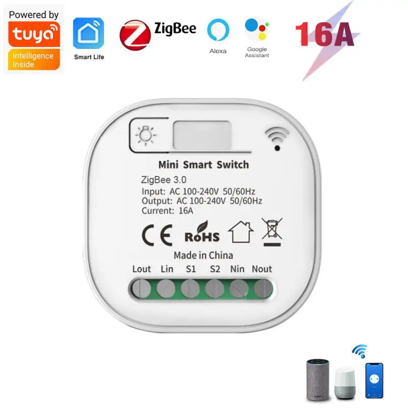 Переключатель Tuya Zigbee, автоматический выключатель для умного дома, с дистанционным управлением через приложение и таймером, с поддержкой ...
Переключатель Tuya Zigbee, автоматический выключатель для умного дома, с дистанционным управлением через приложение и таймером, с поддержкой ...