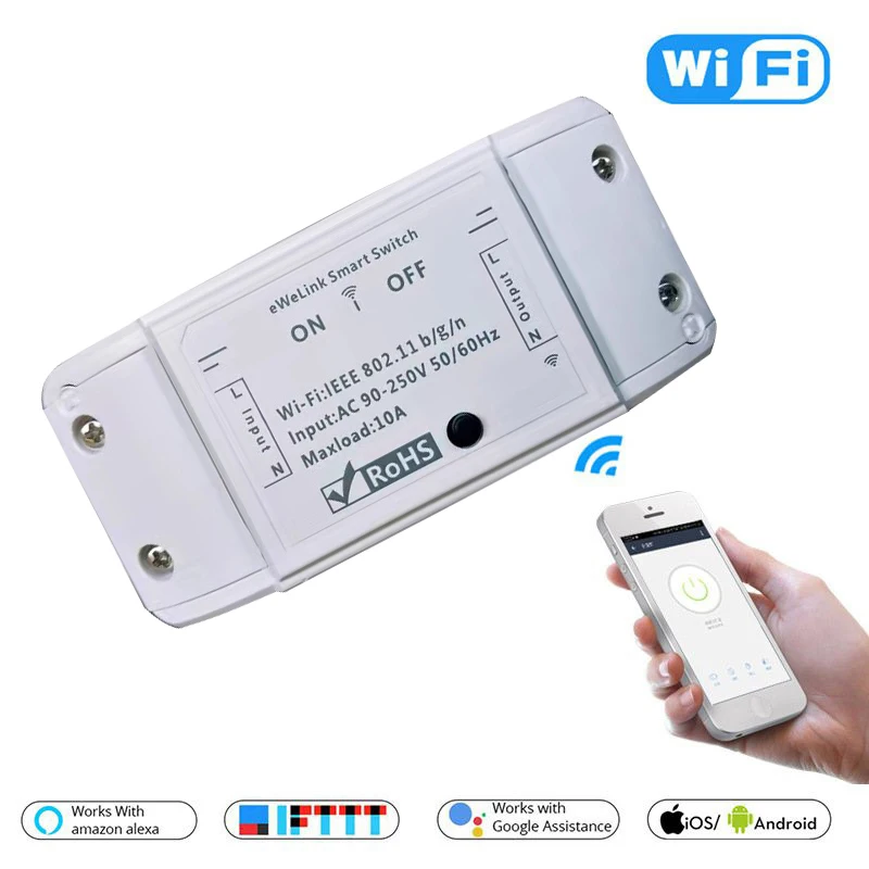 DIY WiFi Smart Light Switch Universal Breaker Timer Smart Life APP Wireless Remote Control Works with Alexa Google Home
DIY WiFi Smart Light Switch Universal Breaker Timer Smart Life APP Wireless Remote Control Works with Alexa Google Home