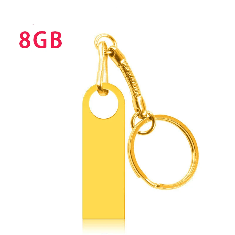 Golden 8GB U Disk USB2.0 Creative Metal USB Flash Drive USB Flash Drive High Speed Disk Mobile hard disk burning disk
Golden 8GB U Disk USB2.0 Creative Metal USB Flash Drive USB Flash Drive High Speed Disk Mobile hard disk burning disk