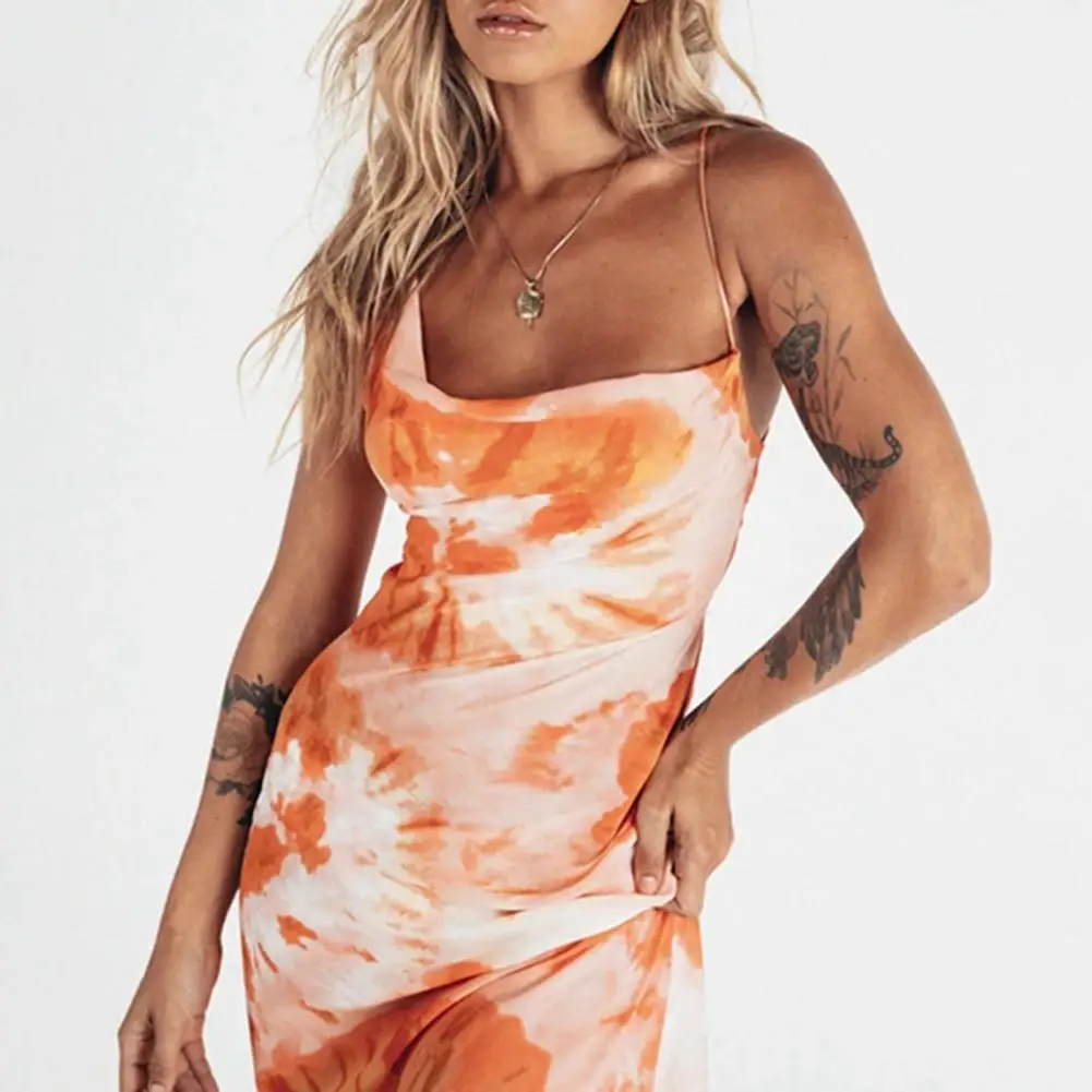 Tie Dye Print Summer Long Dress Cross Lace Up Sexy Backless Dresses Women Sleeveless Beach Party Boho Vestidos 2021
Tie Dye Print Summer Long Dress Cross Lace Up Sexy Backless Dresses Women Sleeveless Beach Party Boho Vestidos 2021