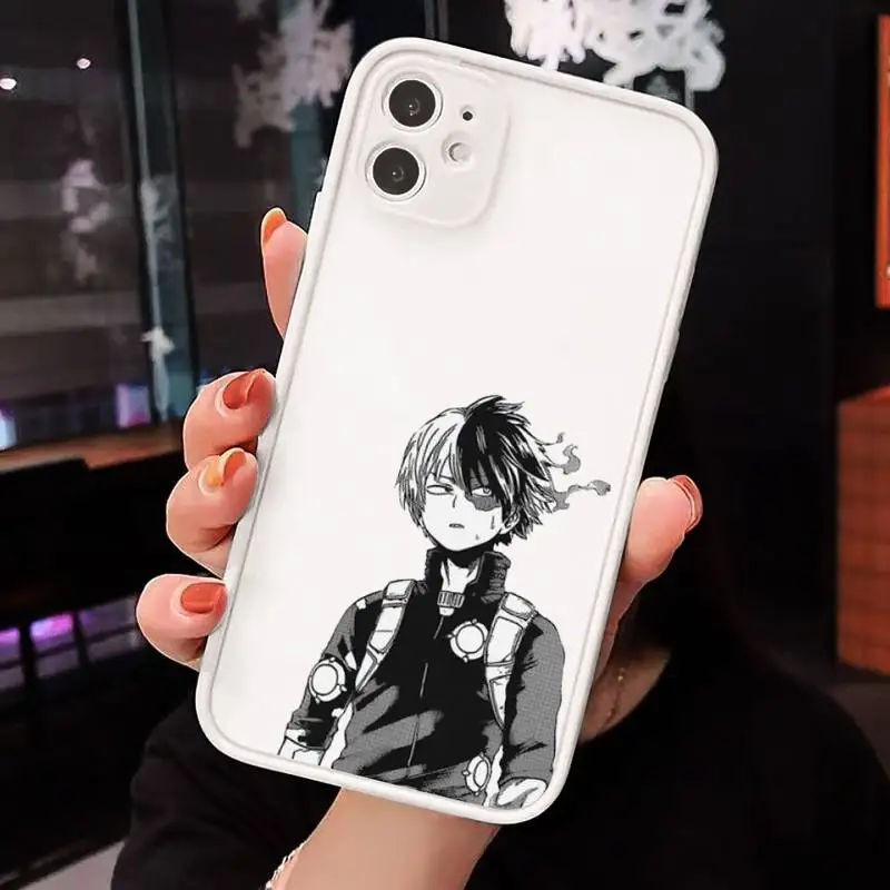 Japan Anime My Hero Academia Phone Cases matte transparent For white iPhone 7 8 x xs xr 11 12 pro plus max mini Clear Funda
Japan Anime My Hero Academia Phone Cases matte transparent For white iPhone 7 8 x xs xr 11 12 pro plus max mini Clear Funda