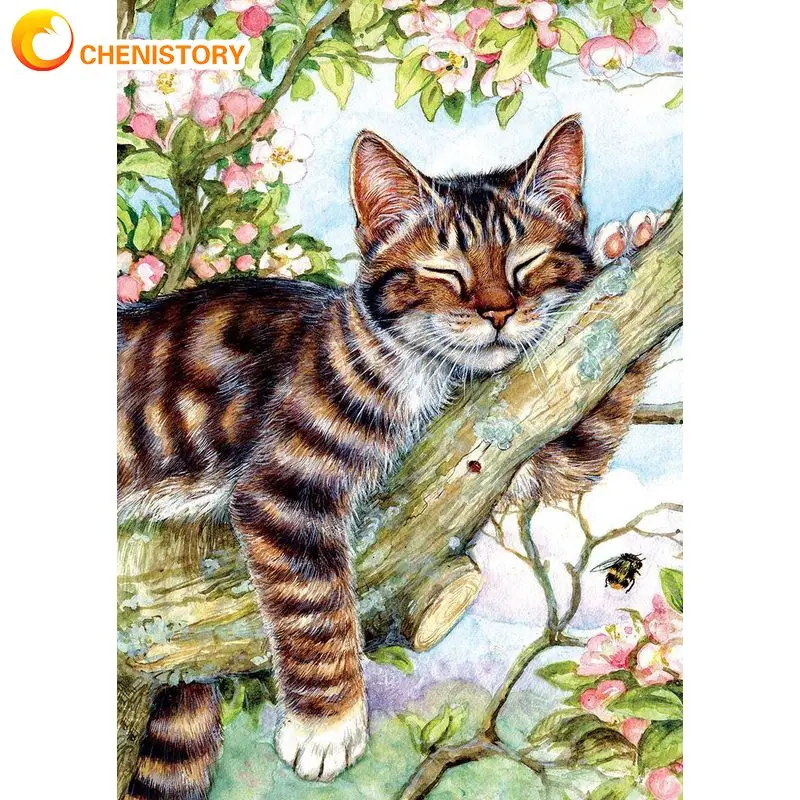 CHENISTORY Picture By Number For Adults With Frame Paint By Numbers Cat Trees Acrylic Paint On Canvas Home Decors Wall Art
CHENISTORY Picture By Number For Adults With Frame Paint By Numbers Cat Trees Acrylic Paint On Canvas Home Decors Wall Art