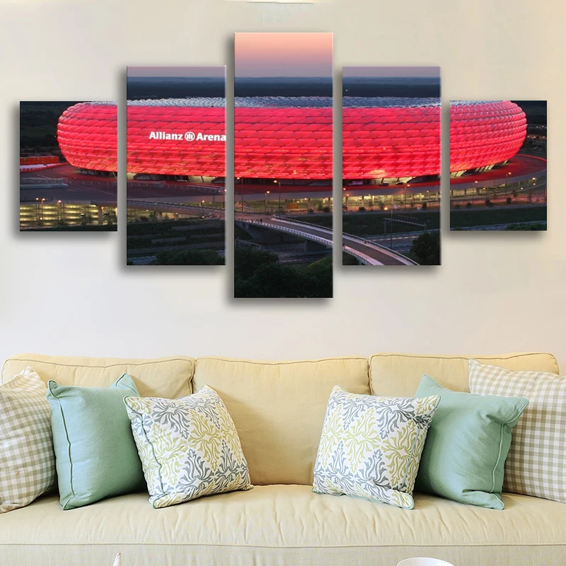 5 Piece Canvas Wall Art Stadium Collective Picture Living Room Decoration Bedroom Picture Home Office Poster
5 Piece Canvas Wall Art Stadium Collective Picture Living Room Decoration Bedroom Picture Home Office Poster