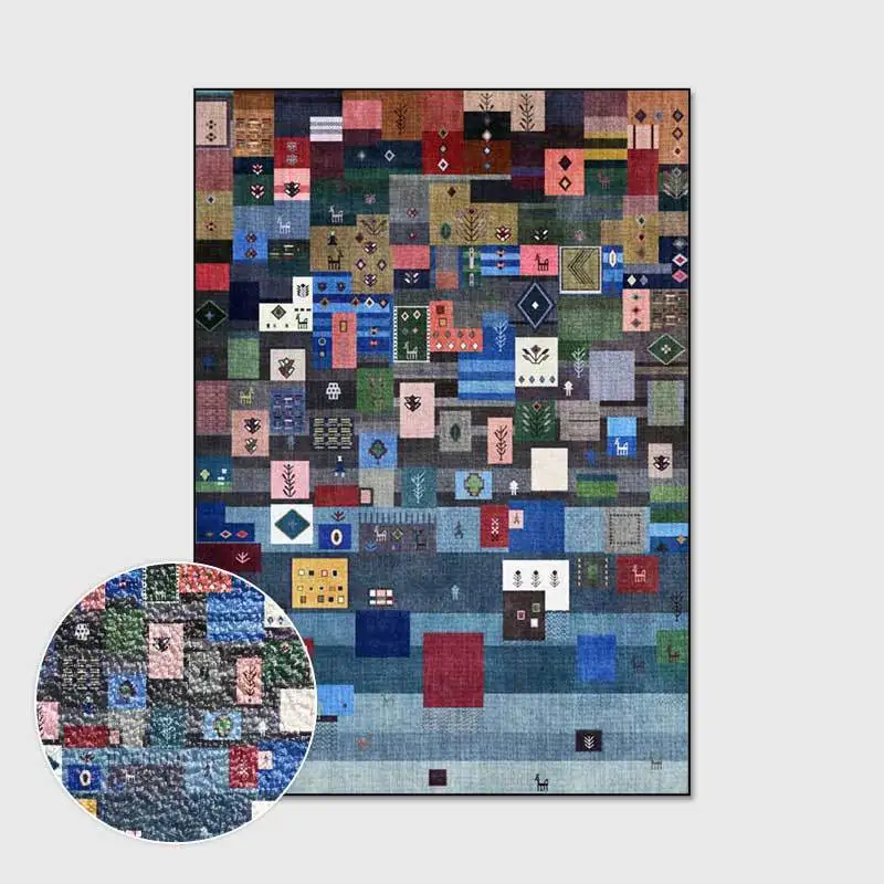 Bohemian Geometric Patchwork Carpets Non-Slip Carpet for Living Room Study Mat Washable Bedroom Decoration Home Rugs Room Decor
Bohemian Geometric Patchwork Carpets Non-Slip Carpet for Living Room Study Mat Washable Bedroom Decoration Home Rugs Room Decor