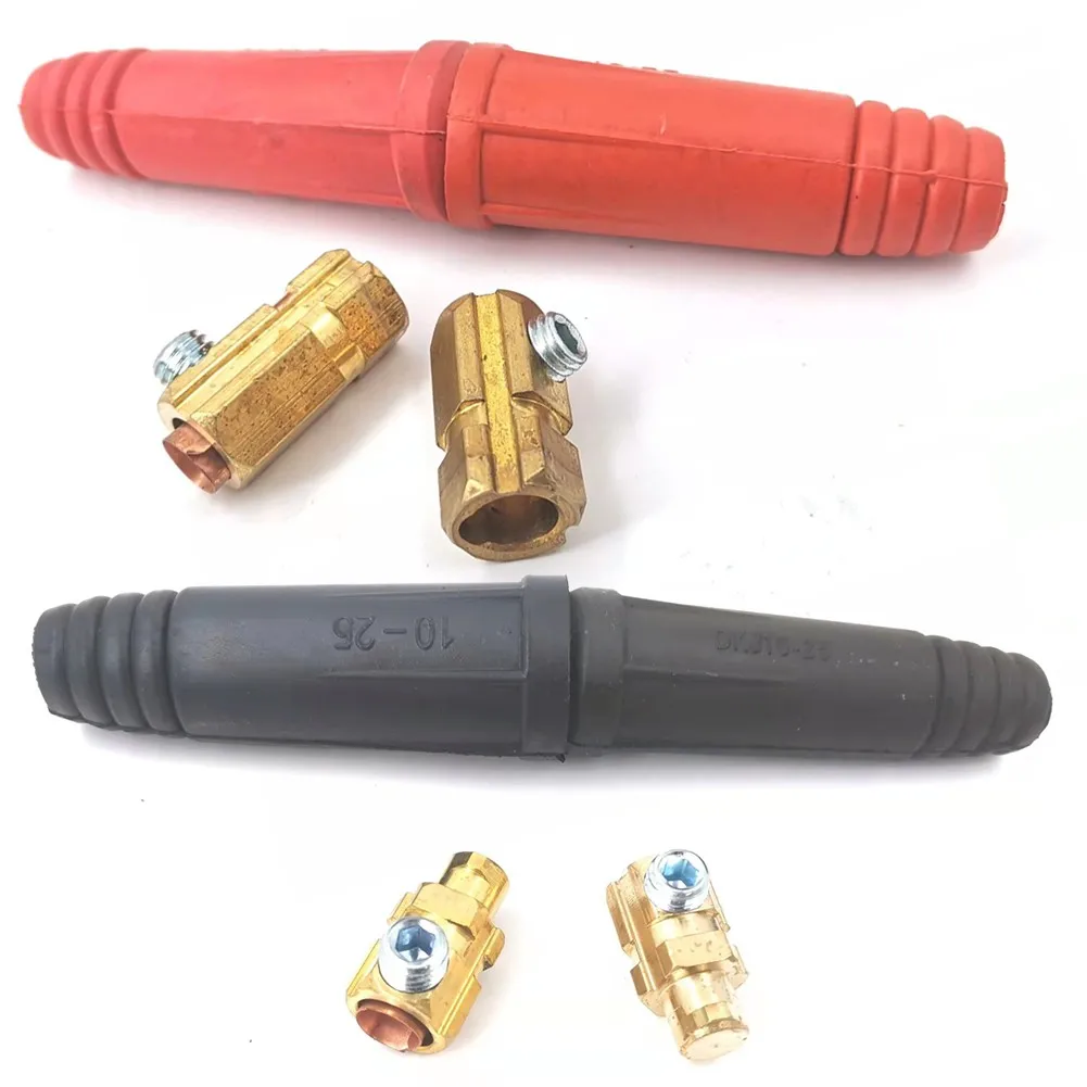 2pcs Rubber Protective Cover+ Male Metal Plug10-25 Connector Male Plug Female Socket Panel Mount Adapter 200A Quick Fitting
2pcs Rubber Protective Cover+ Male Metal Plug10-25 Connector Male Plug Female Socket Panel Mount Adapter 200A Quick Fitting