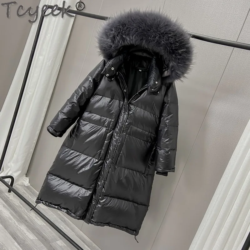 Женский пуховик Tcyeek, корейское Женское пальто, теплая Толстая Женская Зимняя парка с капюшоном и меховым воротником из енота, 2020, Женская ку... 
Женский пуховик Tcyeek, корейское Женское пальто, теплая Толстая Женская Зимняя парка с капюшоном и меховым воротником из енота, 2020, Женская ку...