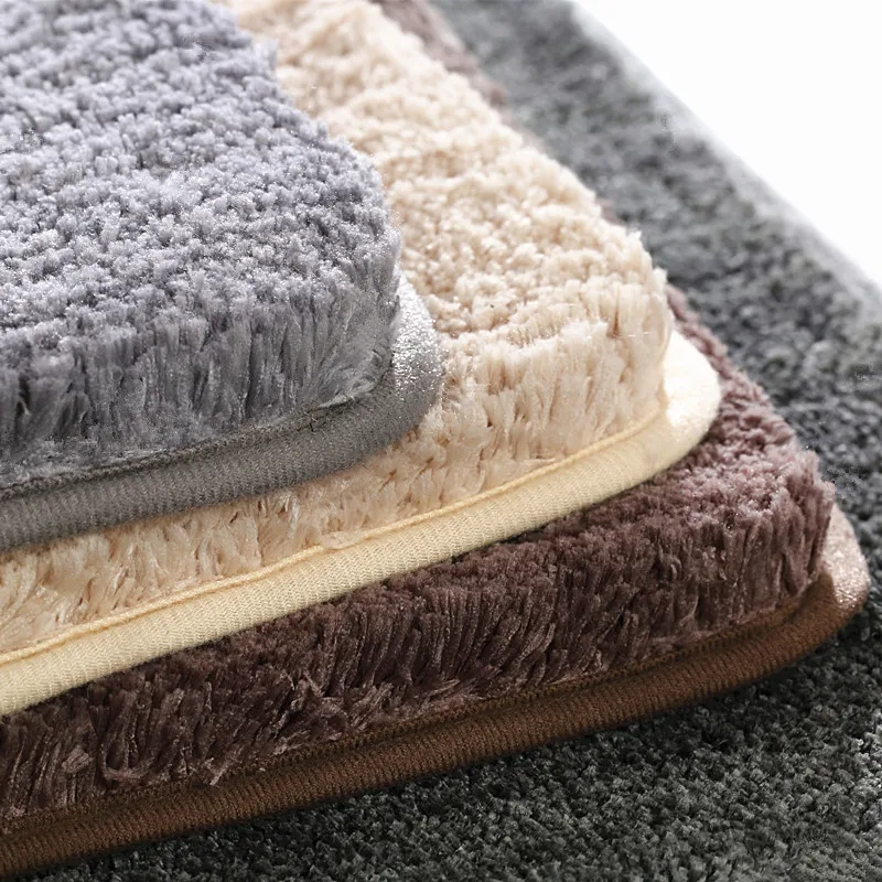 Soft Plush Bath Mats for Living Room Water Absorption Non-slip Solid Color Coral Fleece Carpets Thicken Fluffy Alfombra for Room
Soft Plush Bath Mats for Living Room Water Absorption Non-slip Solid Color Coral Fleece Carpets Thicken Fluffy Alfombra for Room