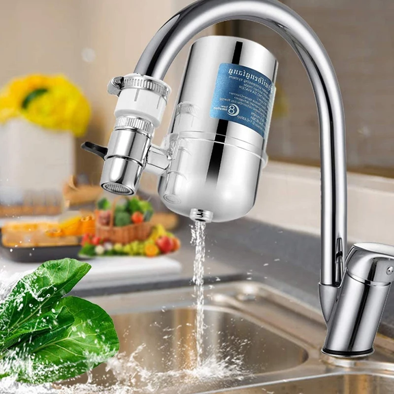 Фильтр для воды AD Tap 8 слойный очиститель водопроводной керамика Удаление тяжелых металлов фторид