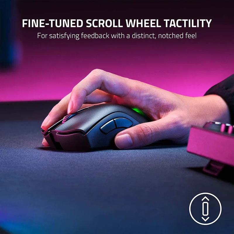 Razer DeathAdder V2 Pro Wireless Gaming Mouse: 20K DPI Optical Sensor -3X Faster Than Mechanical Optical Switch - RGB Lighting
Razer DeathAdder V2 Pro Wireless Gaming Mouse: 20K DPI Optical Sensor -3X Faster Than Mechanical Optical Switch - RGB Lighting