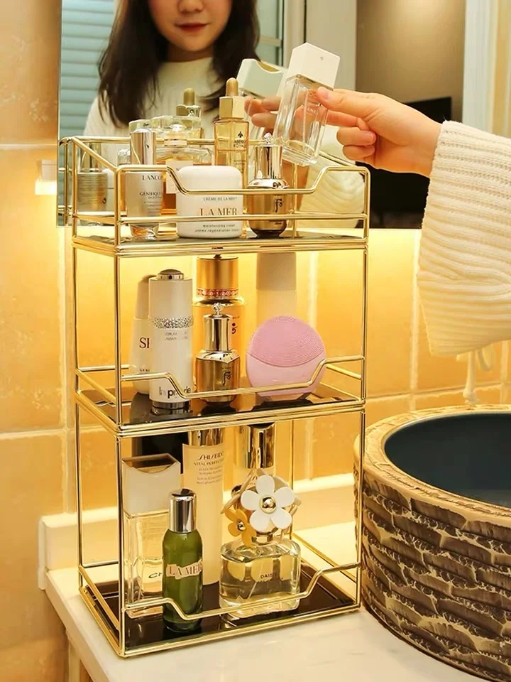 Shelf Storage-Box Vanity-Tray Jewelry Cosmetic Nordic Large-Capacity Desktop Classification
Shelf Storage-Box Vanity-Tray Jewelry Cosmetic Nordic Large-Capacity Desktop Classification